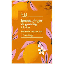 M&S Lemon Ginger & Ginseng Infusion Tea - Trillingo Express Online Marketplace