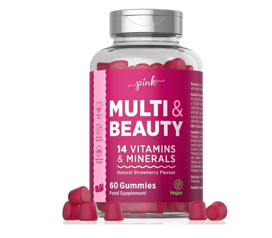Pink Multi Beauty 14 Vitamins 60 Gummies - Trillingo Express Online Marketplace