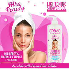 COSMO Glow White Miss Beauty Lightening Shower Gel 1000ml - Trillingo Express Online Marketplace