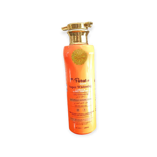 Total Glow Orange Super Whitening Carrot ALPHA ARBUTIN Lotion Skin Toning MILK
