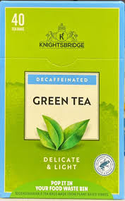Knightsbridge Pure Green Tea Decaf X 40 Bags - Trillingo Express Online Marketplace
