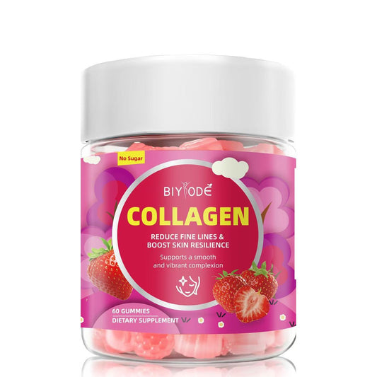 Biyode Collagen Gummies – Reduce Fine Lines & Support Youthful Skin (60 Gummies)