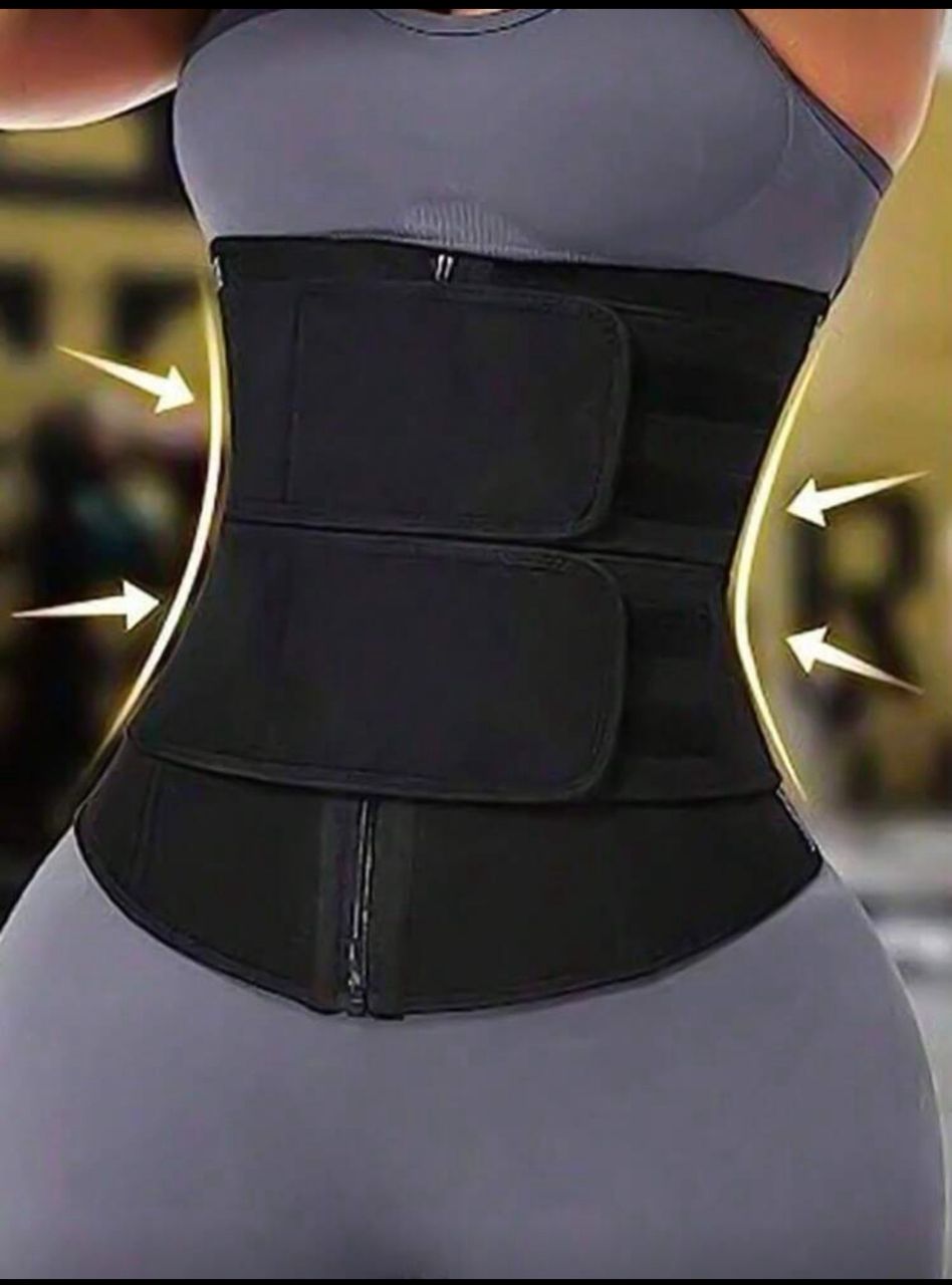 Black 1Pc Waist Trainer Adjustable Aid to Slim Waist