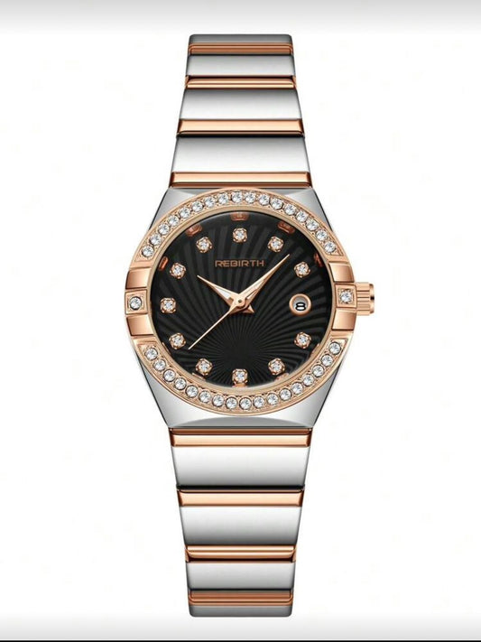 Rebirth Quartz Rose Gold Women Watch