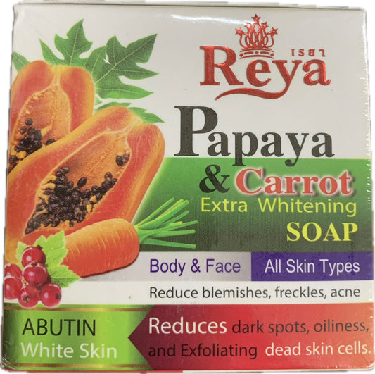 Reya Papaya & Carrot Extra Whitening Soap