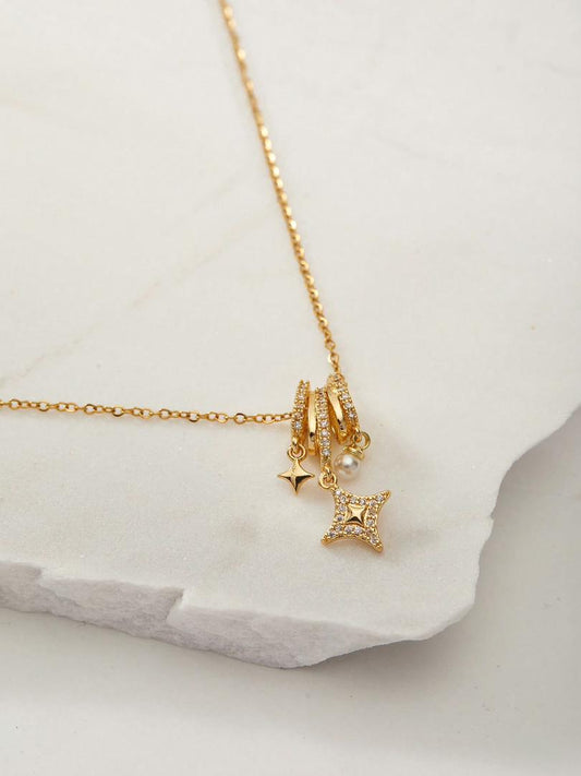 Aurora Star Pearl Necklace