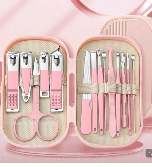 Nail Clippers Kit Manicure Pedicure Set with  Case