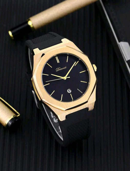 Octagon Donvosi Men's Watch Gold & Black