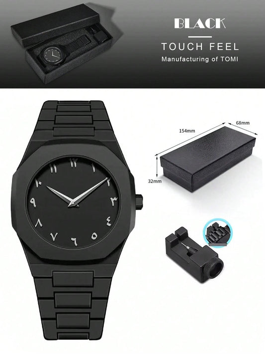 Tomi Black Men's Watch