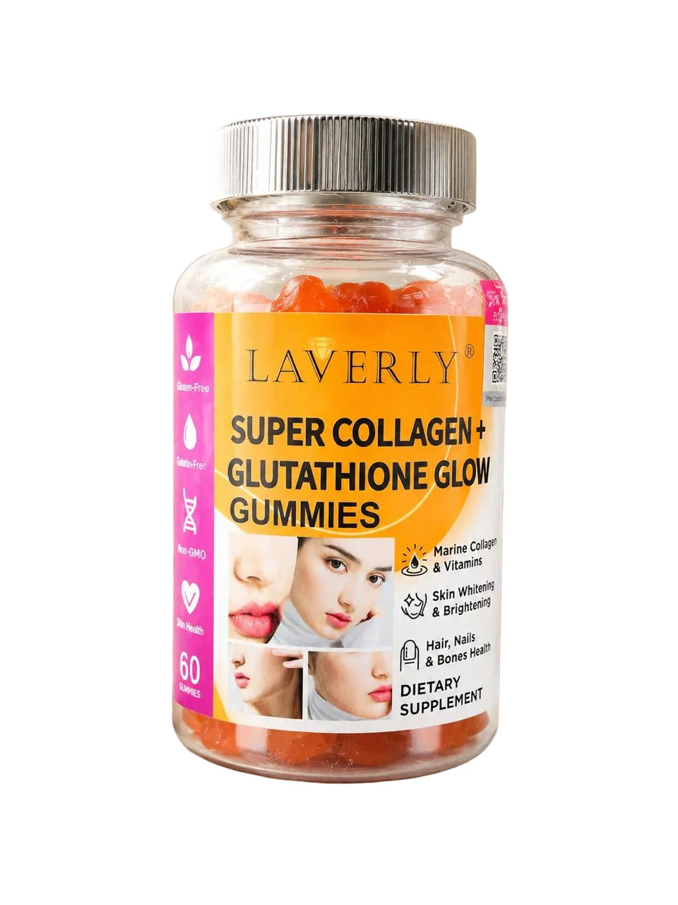 Laverly Super Collagen Glutathione Glow Gummies