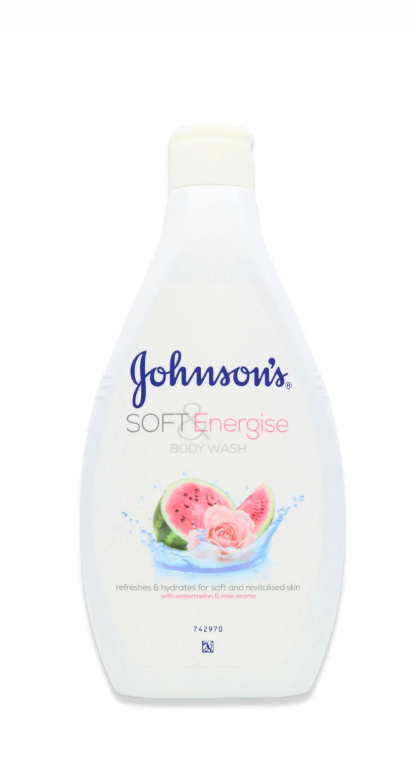 Johnsons Soft Energise & Body Wash 400ml